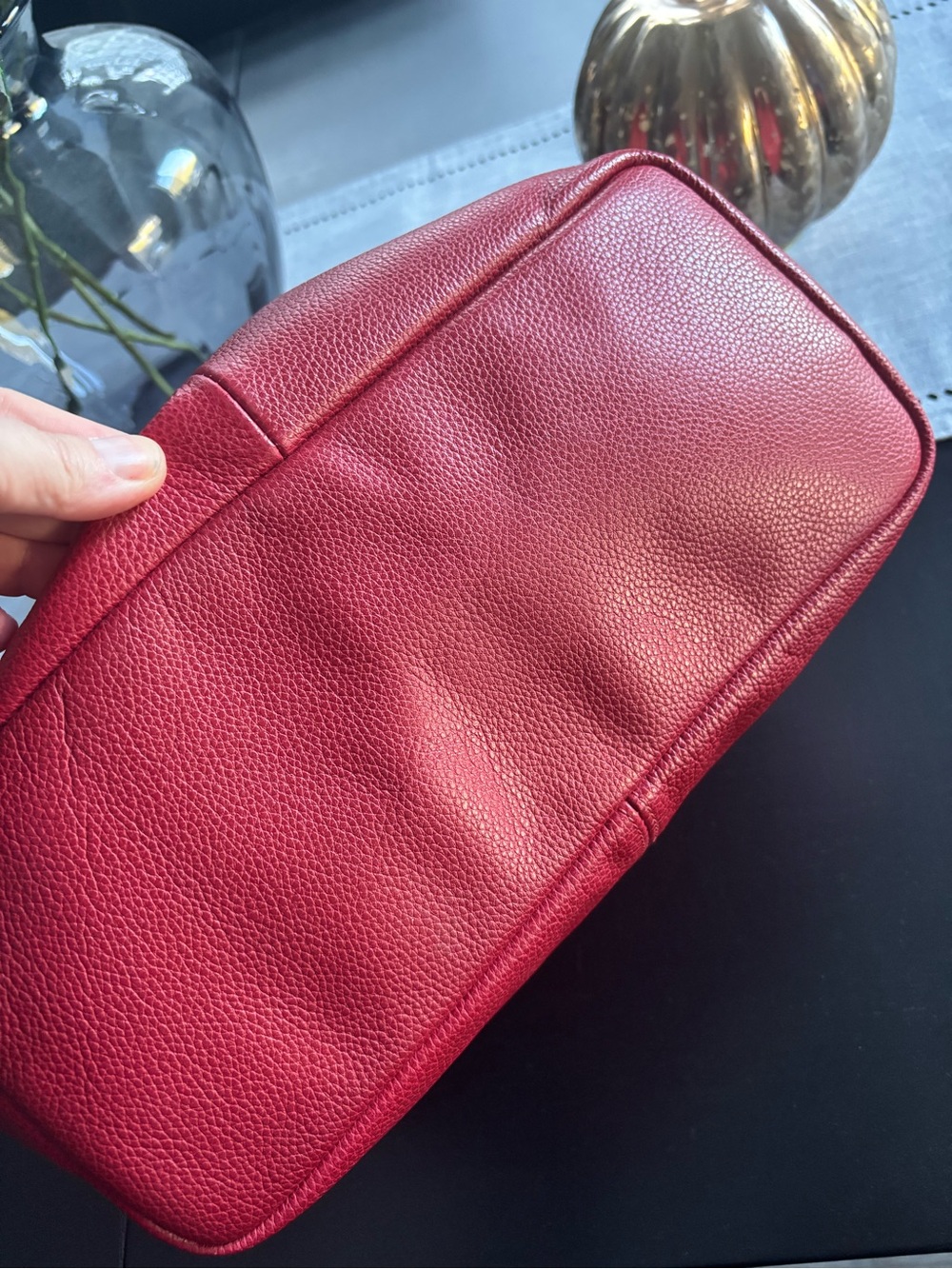 Longchamp Foulonne Hobo Leather Shoulder Bag - Picture 7 of 16